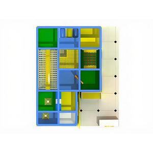 Equipo de Juegos Infantiles Interior Personalizado de Múltiples Niveles con Temática, con Toboganes y Juguetes para Centro de Juegos Comunitario - Product Image 5