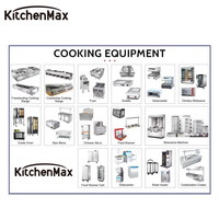 Équipement de cuisine à gaz pour restauration rapide commerciale, équipement de cuisine en acier inoxydable, fournitures hôtelières, équipement de restauration