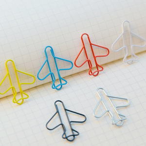 Máy bay hình dạng kim loại máy bay chất kết dính <span class=keywords><strong>Clips</strong></span> văn phòng phẩm sử dụng giấy Clip - Product Image 4