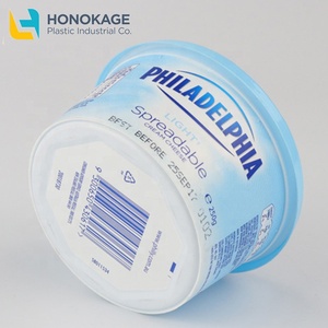 Venta al <span class=keywords><strong>por</strong></span> mayor eco amigable reciclable logotipo personalizado impreso IML de embalaje desechable de 250g <span class=keywords><strong>ronda</strong></span> pp de helado de plástico taza con tapa - Product Image 3