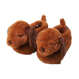 Femme Femme Dames Filles Peluche Chiot Chien Teckel Animaux Personnalisés Jouet en Peluche <span class=keywords><strong>Chaussons</strong></span> Anti-dérapant <span class=keywords><strong>Bottes</strong></span> de Maison - Product Image 1