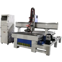 YN 1325 chine professionnel pas cher meubles 4th axe 3 axes bois rotatif Cnc sculpture fraisage routeur Cutter Machine pour faire de l'argent