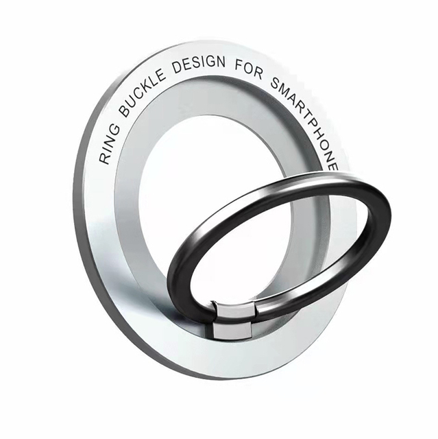 Slim Ring Buckle Zinc Alloy 360 Degree Rotation Finger Kickstand Mobile Phone Stand Magnetic Phone Ring Holder