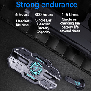 X37 sci-fi Tai nghe lag-Free TWS chơi game Earbuds với đèn thở đầy màu sắc và hai chế độ hiệu ứng âm thanh cho trò chơi và âm nhạc - Product Image 6