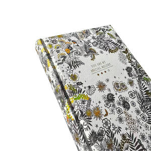 สมุดบันทึกปกแข็งลายตกแต่งปั๊มทอง งานพิมพ์แบบกำหนดเอง - Product Image 4