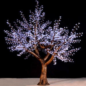 Ngoài trời Vườn đám cưới cảnh quan giáng sinh lễ hội trang trí nhân tạo ấm trắng hoa anh đào 10ft <span class=keywords><strong>LED</strong></span> Sakura cây ánh sáng - Product Image 3