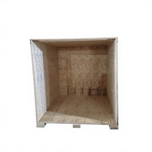 Large Wooden Shipping <b>Crate</b> With Pallet Base Solid Plywood Storage Box Stackable OEM ODM Made in Vietnam - Product Image 1