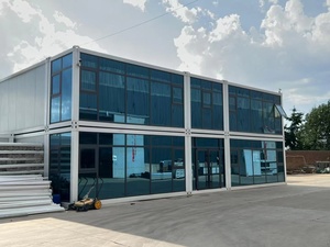 20ft Flat Pack Light Steel Container House Prefab Detachable <b>Camping</b> Home for Workshops and Offices - Product Image 3