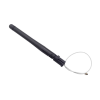 Antenne LoRa à polarisation verticale 108mm 5dBi Gain 868/915MHz avec connecteur RP-/RF Câble RF Pigtail pour IoT