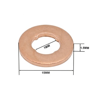 Injecteur Cuivre Rondelle Cale Joint Diesel Common Rail Diesel Injecteur Kits De Réparation Rondelle En Cuivre pour <span class=keywords><strong>Bosch</strong></span> Injecteurs F00VC17503 - Product Image 2