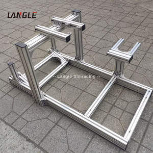 Cockpit de simulation de course professionnel de niveau supérieur, profil en aluminium 40, simulateur de conduite de jeu à mouvement extrême, siège de simulateur de course <span class=keywords><strong>DIY</strong></span> - Product Image 2