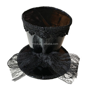 Tùy Chỉnh Phụ Nữ Halloween Trang Phục Phụ Kiện Màu Đỏ Đen Fascinator <span class=keywords><strong>Hat</strong></span> Phụ Nữ Masquerade Đảng <span class=keywords><strong>Mini</strong></span> <span class=keywords><strong>Top</strong></span> <span class=keywords><strong>Hat</strong></span> Tóc <span class=keywords><strong>Clip</strong></span> - Product Image 5