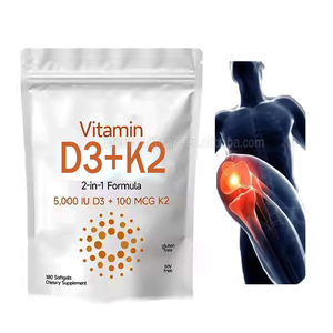 OEM Vitamine D3 K2 Capsule Softgel 300 Pcs Vitamine D3 K2 pour améliorer la forme physique et améliorer l'immunité - Product Image 2