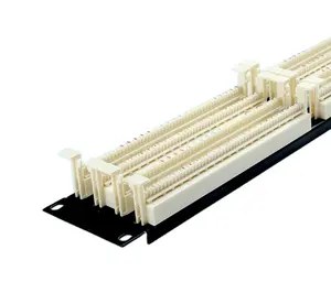 Professional 110 Telephone Wiring Block Rack Mounted Wiring 100 Pairs Block 110 Distribution