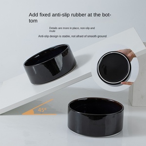 Tigela de Cerâmica para Cães e Gatos com Suporte, Ecológica e Antiderramamento, para Ração e Água - Product Image 3