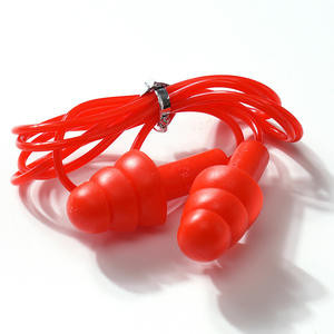 واقي صوت النوم القابل لإعادة الاستخدام EN352 سيليكون آمن قابل لإعادة الاستخدام سدادة أذن حبال لمكان العمل - Product Image 2