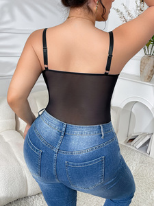 2025 Nouvel Arrivage: <span class=keywords><strong>Body</strong></span> Sexy à Lacets de <span class=keywords><strong>Grande</strong></span> <span class=keywords><strong>Taille</strong></span> à Vendre comme Vêtement d'Extérieur ou Pièce de Superposition Corset <span class=keywords><strong>Sans</strong></span> Bretelles en Arête de Poisson - Product Image 5