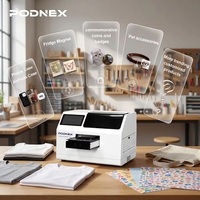Imprimante jet d'encre UV automatique PodNEX DX7, nouvelle imprimante à plat personnalisée, Flex CMYK A4 2400 DPI, tout-en-un, contrôle Android, garantie de 3 ans