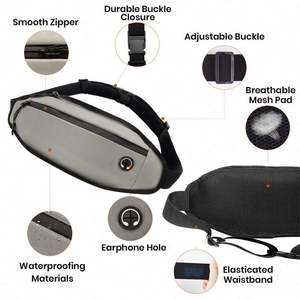 Muestra Gratuita, Riñonera de Moda Personalizada al por Mayor, Riñonera Pequeña, Cinturón de Correr para Mujeres y Hombres - Product Image 5