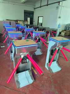 An Ninh RFID kiểm soát truy cập nhập dọc Cổng bán tự động 304 không cho người đi bộ lần lượt phong cách cho phòng tập thể dục checkin - Product Image 5