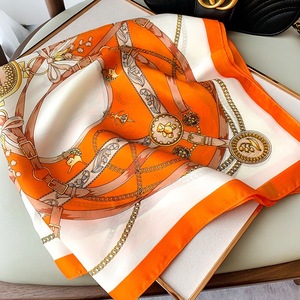 70*70cm sciarpa per capelli in raso di seta personalizzata <span class=keywords><strong>fazzoletto</strong></span> <span class=keywords><strong>da</strong></span> donna stampato Bandana a <span class=keywords><strong>testa</strong></span> quadrata femminile marmitta per collo piccolo hijab lady girl - Product Image 1