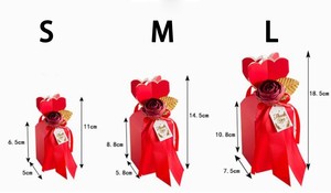 Blister de plástico personalizado Feliz Navidad Rojo Pequeño <span class=keywords><strong>Licor</strong></span> Gin Cracker Forma de caramelo Calendario de Adviento Caja de regalo con Lazo de cinta - Product Image 6
