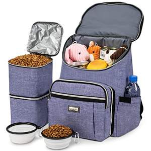 Free Sample Pet Travel Backpack Suitable for Dog <b>Food</b> Travel Bag Multi-functional Pocket Suitable for Dog and <b>Cat</b> - Product Image 5