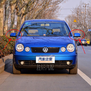 Espejo Retrovisor Izquierdo para Volkswagen Polo, Manual, con Atenuación, Esférico, ABS, 6Q1857507G 6Q1857508G - Product Image 4