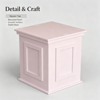 Colonne carrée en PVC détachable de style européen moderne, idéale comme support de dessert, guide de table, accessoire de mariage ou support floral