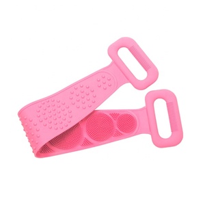 Silicone <strong>Back</strong> <strong>Scrubber</strong> for Shower, Silicone Body <strong>Scrubber</strong> Long Bath Body Brush <strong>Back</strong> Brush Exfoliating Body <strong>Scrubber</strong> with Handle - Product Image 4