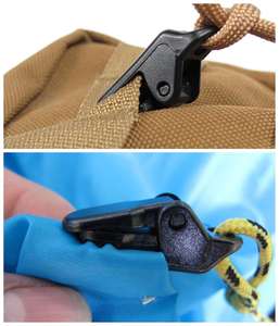 Tente en plastique pour l'extérieur Ancre de bâche <span class=keywords><strong>Camping</strong></span> Caravane Mâchoire Grip Clamp Randonnée Crocodile Clip Auvent Canopy Croc Toile Snap Fastener - Product Image 5