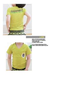 Proveedor Chino de Alibaba de Camisetas Negras con Cuello en V para Niños - Product Image 4