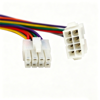 Câble d'alimentation CPU-8P personnalisé en gros, faisceau de bornier 10 broches 2,54 mm pré-crimé, codé par couleur, pour contrôle industriel