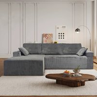 Juego de Sofás Seccionales en Forma de L para Espacios Pequeños, Esponja de Alta Resiliencia, Tela, Diseño Moderno, para Apartamentos, Salas de Estar, Hoteles