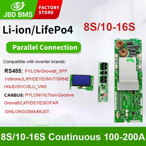 JBD BMS lifepo4 48v 100ah bms 8S-16S Balance Family Energy Storage Inverter for Growatt Deye <strong>Victron</strong> Connection Connection - Product Image 2
