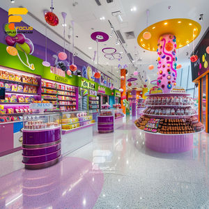 Diseño de tienda de dulces Mostrador de exhibición de <span class=keywords><strong>chocolate</strong></span> Mostrador de exhibición de dulces Estante de exhibición de <span class=keywords><strong>chocolate</strong></span> Estantes para tienda de dulces - Product Image 5
