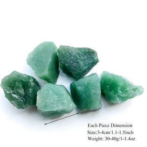 All'ingrosso alla rinfusa di cristalli Semi-preziosi di <span class=keywords><strong>avventurina</strong></span> <span class=keywords><strong>verde</strong></span> naturale pietre preziose grezze materie prime artigianali - Product Image 4