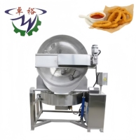 Ligne commerciale automatique à haute efficacité de friture et d'aromatisant de casse-croûte pour la Machine de friture de casse-croûte de production de chips de pomme de terre