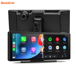 Bestsonic Pantalla Portátil Carplay de 10.26'' con Doble Cámara, Pantalla Táctil Incell, Carplay Inalámbrico, Android Auto, Compatible con el 99% de los Autos - Product Image 1