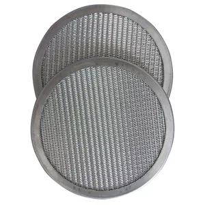 Filtro sinterizzato disco in acciaio inossidabile 316L a 5 strati di sinterizzazione rete metallica per il trasporto di polvere industria elemento filtrante sinterizzato