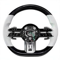 Volant de performance en fibre de carbone avec palettes de changement de vitesse, adapté aux Mercedes-Benz C63 W205 E63 W213 GLA GLC
