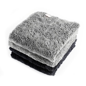Serviette en microfibre sans bords OEM 320 GSM 40x40cm, chiffon de revêtement ultra doux pour cire céramique et produits d'étanchéité, <span class=keywords><strong>prix</strong></span> usine - Product Image 1