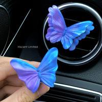 Diffuseur de parfum floral haut de gamme pour voiture, à évaporation naturelle, pour grille d'aération, avec pierre d'aromathérapie et élimination des odeurs
