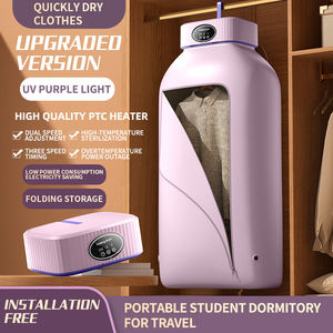 Secador plegable portátil para ropa de bebé, caja de secado UV eléctrica para el hogar del dormitorio, Mini Máquina secadora de ropa rápida plegable - Product Image 4