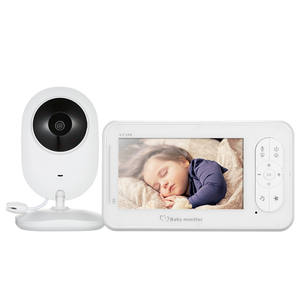 Écran LCD 4,3 pouces, vision nocturne 18 m, audio bidirectionnel, veilleuse, caméra de surveillance pour bébé, moniteur vidéo, modèle MB98, Shenzhen - Product Image 1
