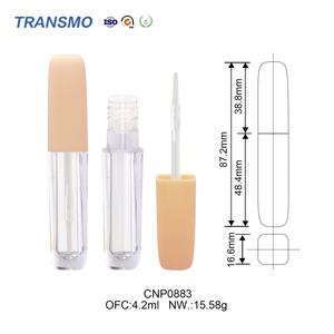 Conteneur de gloss à lèvres avec logo personnalisé, tubes de gloss à lèvres uniques en PETG - Product Image 2