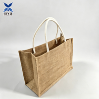 Sac fourre-tout écologique biodégradable en toile chevron avec cordon de serrage et logo personnalisé pour la plage, les courses, le quotidien et les expositions