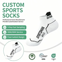Chaussettes de sport en coton antidérapantes respirantes à bordure solide absorbant la transpiration pour l'entraînement printanier