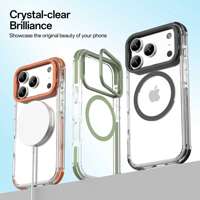 Casing penutup ponsel iPhone 17 Air Pro Max, casing ponsel kustom tahan guncangan Anti jatuh mewah braket cincin kamera unik pabrik 17