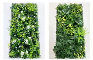 Décorations murales vertes de haute qualité pour mariages, murs végétaux artificiels en mousse préservée pour la maison - Product Image 4